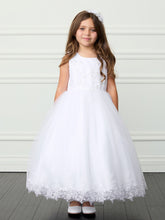 Amara Floral Tulle Dress – Communion, Flower Girl & Special Occasion